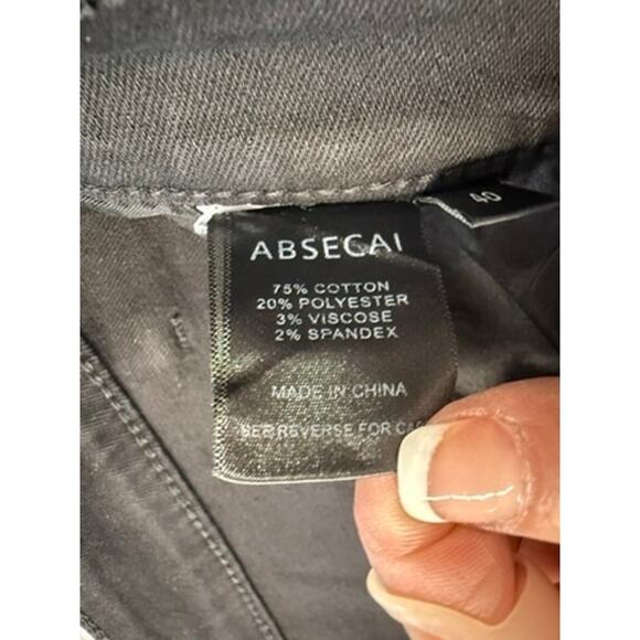 NWT!! "ABSECAI" SZ 40 Distressed Straight Leg/Skinny Jean Skateboarder Stretch - Picture 7 of 7
